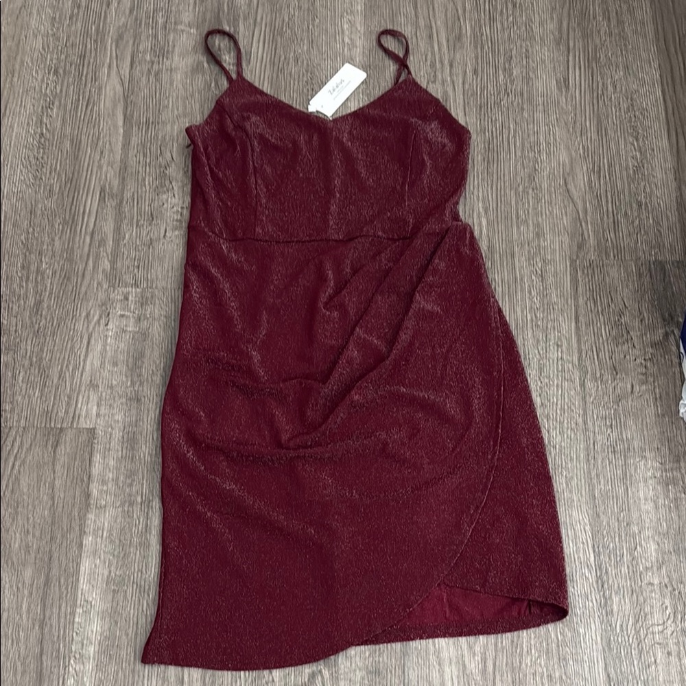 Red Spaghetti Strap Slip Mini Dress for Night Out
